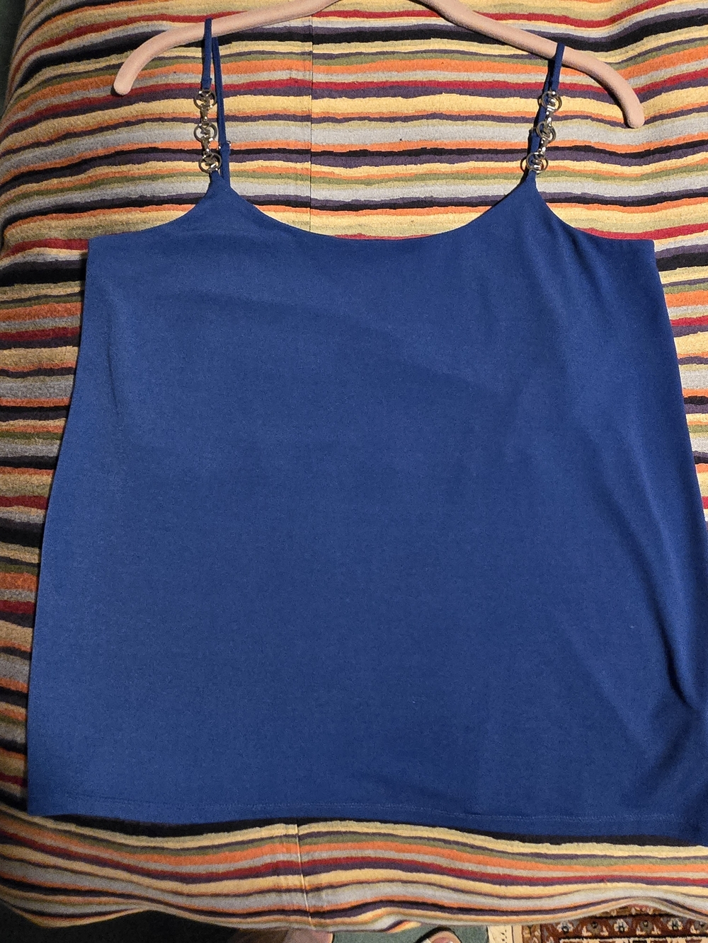 MICHAEL Michael Kors Royal Blue Chain-Accent Cami